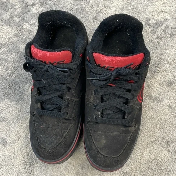 Heelys Motion Plus Roller Shoes Skate Sneakers Black Low Top Sz 6Y - Picture 3 of 14